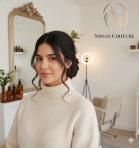 Brune Néo-chignon hiver