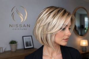 Blonde Waterfall Bob